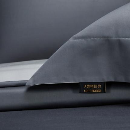 91家纺网 家纺一手货源 找家纺 （总）莱阁亿 2023新款高支高密新疆长绒棉纯色双拼单品枕套