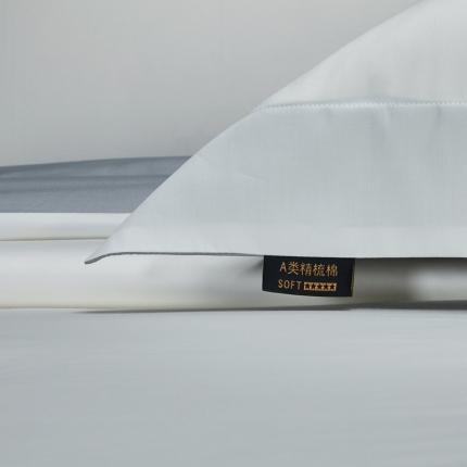 91家纺网 家纺一手货源 找家纺 （总）莱阁亿 2023新款高支高密新疆长绒棉纯色双拼单品枕套