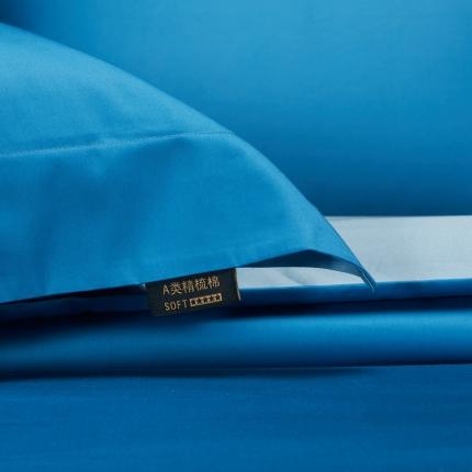 91家纺网 家纺一手货源 找家纺 （总）莱阁亿 2023新款高支高密新疆长绒棉纯色双拼单品枕套