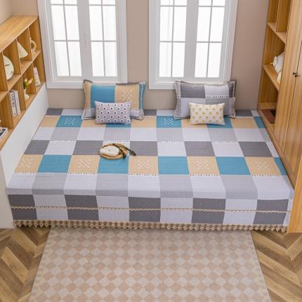 91家纺网 家纺一手货源 找家纺 （总）手艺人 2025新款纯棉绗缝炕盖榻榻米炕垫