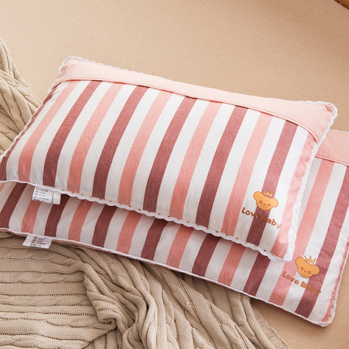 91家纺网 家纺一手货源 找家纺 新款新款梭织儿童枕枕芯 红白条荞麦芯 红白条荞麦芯—32*50cm