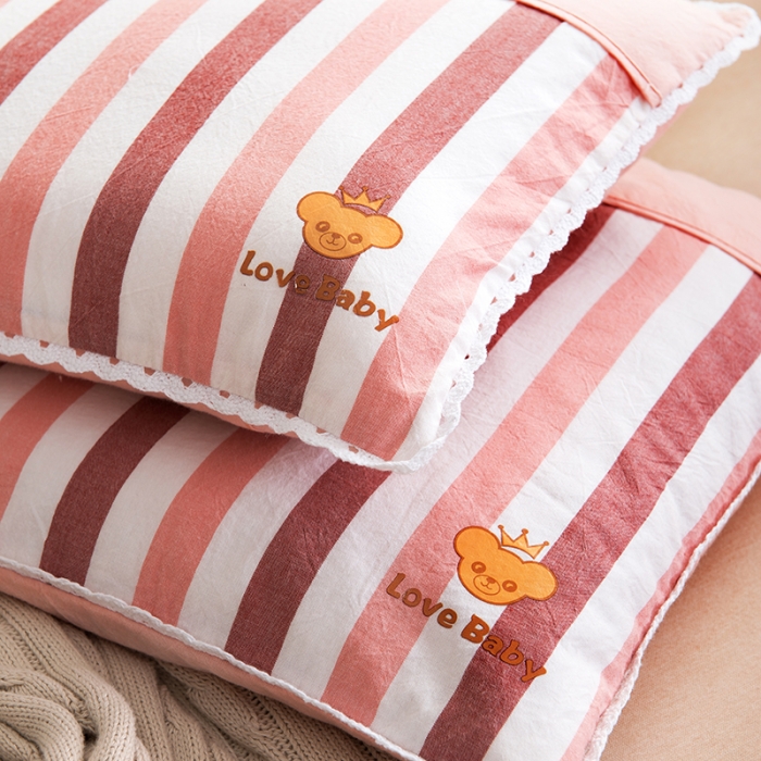 91家纺网 家纺一手货源 找家纺 新款新款梭织儿童枕枕芯 红白条荞麦芯 红白条荞麦芯—32*50cm