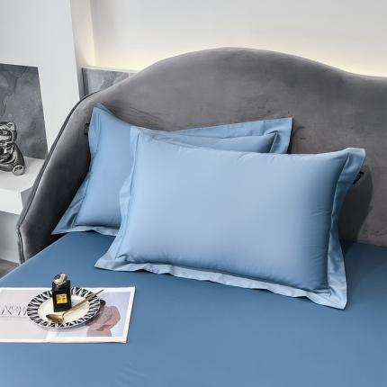 91家纺网 家纺一手货源 找家纺 （总）莱阁亿 2023新款高支高密纯色新疆长绒棉四件套单品枕套