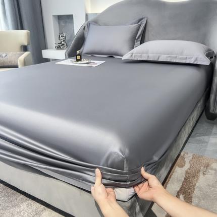 91家纺网 家纺一手货源 找家纺 （总）莱阁亿 2023新款高支高密纯色新疆长绒棉四件套单品床笠