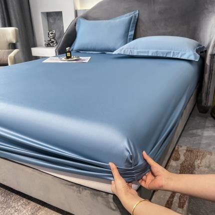 91家纺网 家纺一手货源 找家纺 （总）莱阁亿 2023新款高支高密纯色新疆长绒棉四件套单品床笠