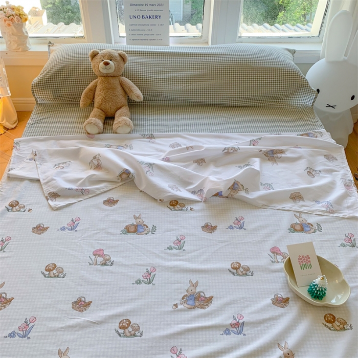 91家纺网 家纺一手货源 找家纺 澳萝拉2023新款全棉印花旅行睡袋 彼得兔