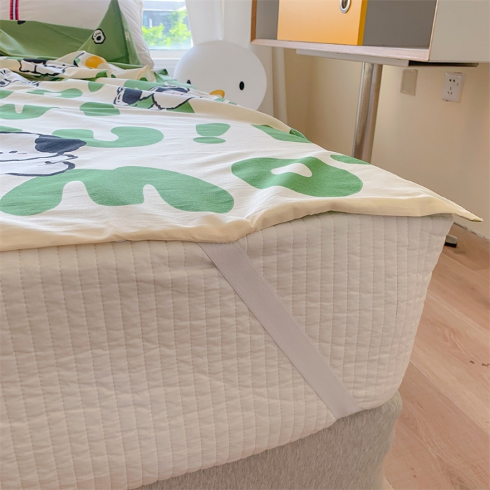 91家纺网 家纺一手货源 找家纺 澳萝拉2023新款全棉印花旅行睡袋 呆萌狗