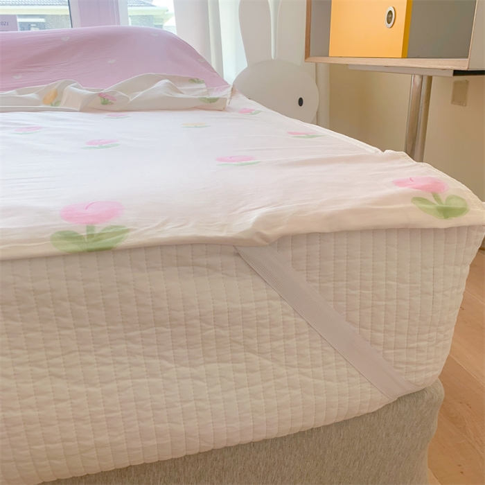 91家纺网 家纺一手货源 找家纺 澳萝拉2023新款全棉印花旅行睡袋 朵朵郁金香