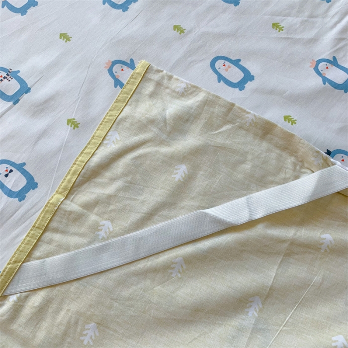 91家纺网 家纺一手货源 找家纺 澳萝拉2023新款全棉印花旅行睡袋 肥宅企鹅