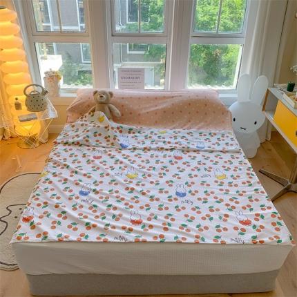 澳萝拉2023新款全棉印花旅行睡袋 米菲桃气梅梅