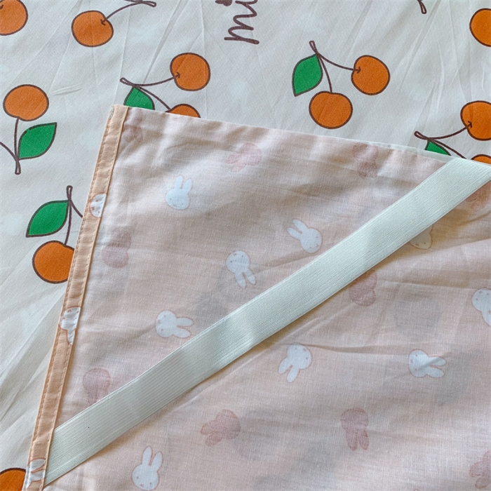 91家纺网 家纺一手货源 找家纺 澳萝拉2023新款全棉印花旅行睡袋 米菲桃气梅梅