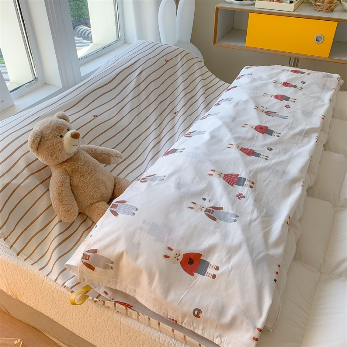 91家纺网 家纺一手货源 找家纺 澳萝拉2023新款全棉印花旅行睡袋 兔子酱