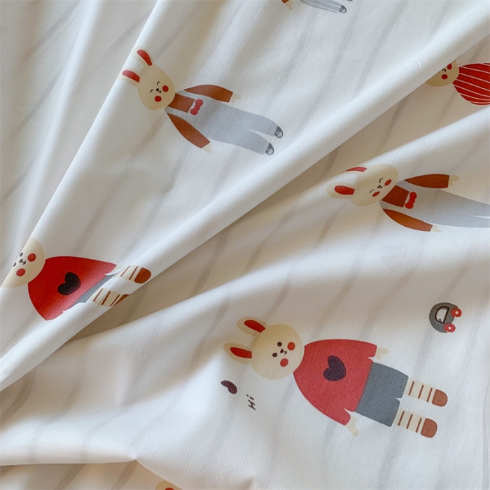 91家纺网 家纺一手货源 找家纺 澳萝拉2023新款全棉印花旅行睡袋 兔子酱