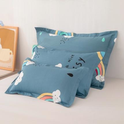 91家纺网 家纺一手货源 找家纺 （总）凌云2025新款13372全棉枕套儿童学生成人枕头套