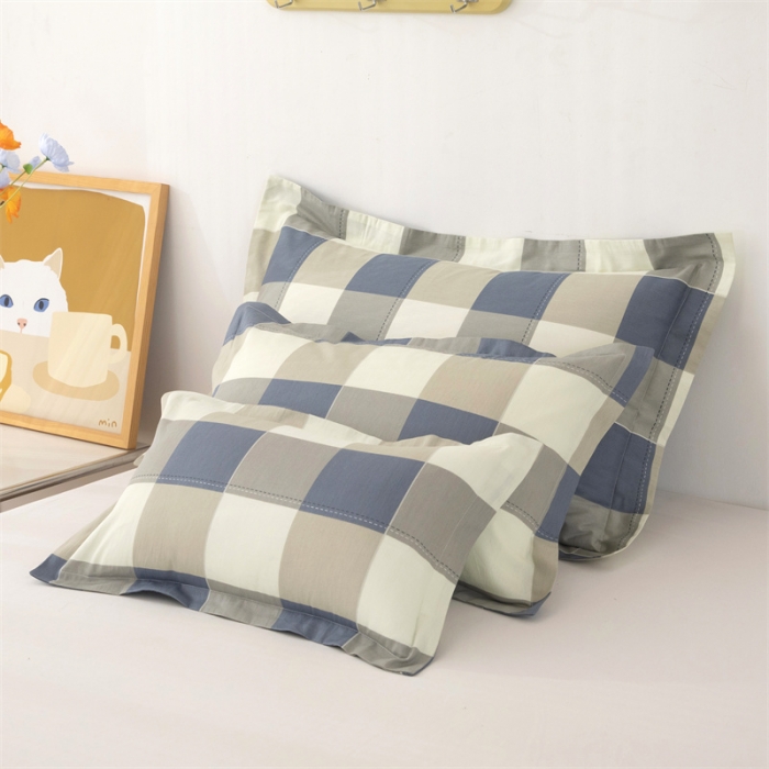 91家纺网 家纺一手货源 找家纺 （总）凌云2025新款13372全棉枕套儿童学生成人枕头套