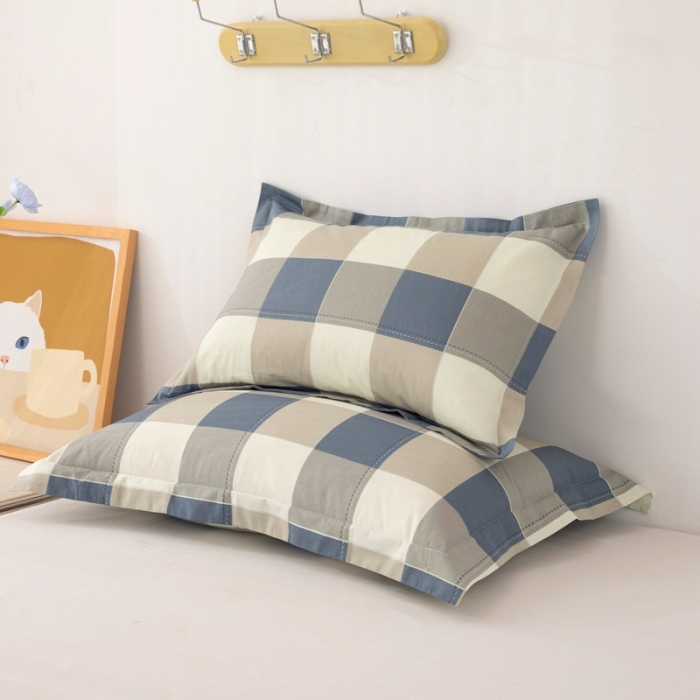 91家纺网 家纺一手货源 找家纺 （总）凌云2025新款13372全棉枕套儿童学生成人枕头套