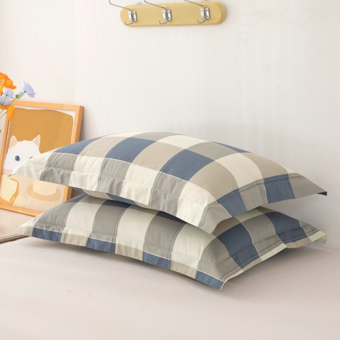 91家纺网 家纺一手货源 找家纺 （总）凌云2025新款13372全棉枕套儿童学生成人枕头套