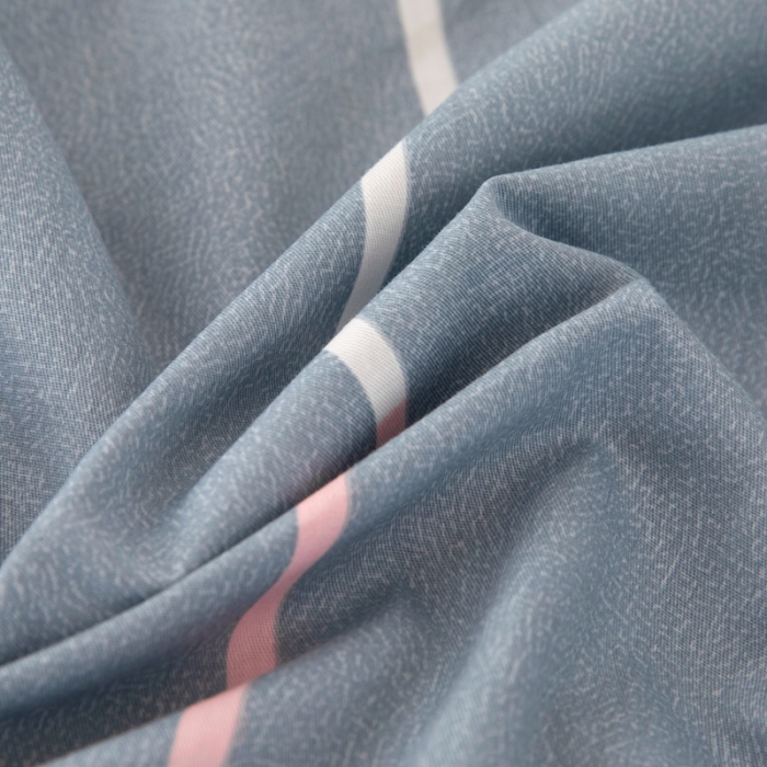 91家纺网 家纺一手货源 找家纺 凌云2025新款13372全棉枕套儿童学生成人枕头套 雏菊暗恋灰