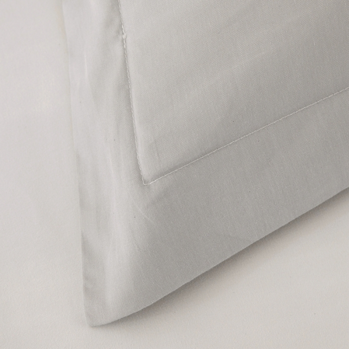 91家纺网 家纺一手货源 找家纺 凌云2025新款13372全棉枕套儿童学生成人枕头套 简约灰