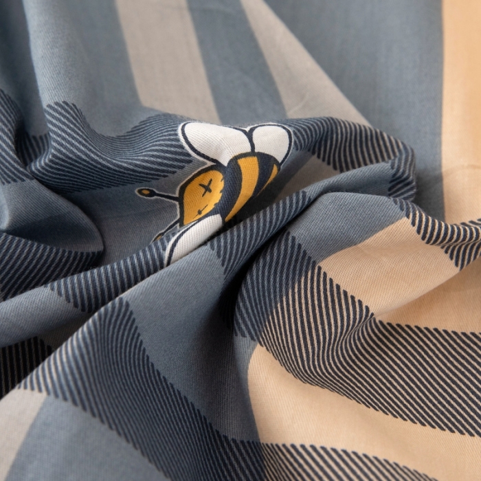 91家纺网 家纺一手货源 找家纺 凌云2025新款13372全棉枕套儿童学生成人枕头套 品质生活灰