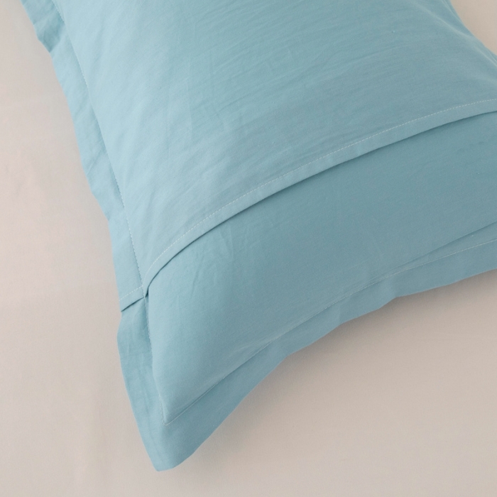 91家纺网 家纺一手货源 找家纺 凌云2025新款13372全棉枕套儿童学生成人枕头套 星空蓝