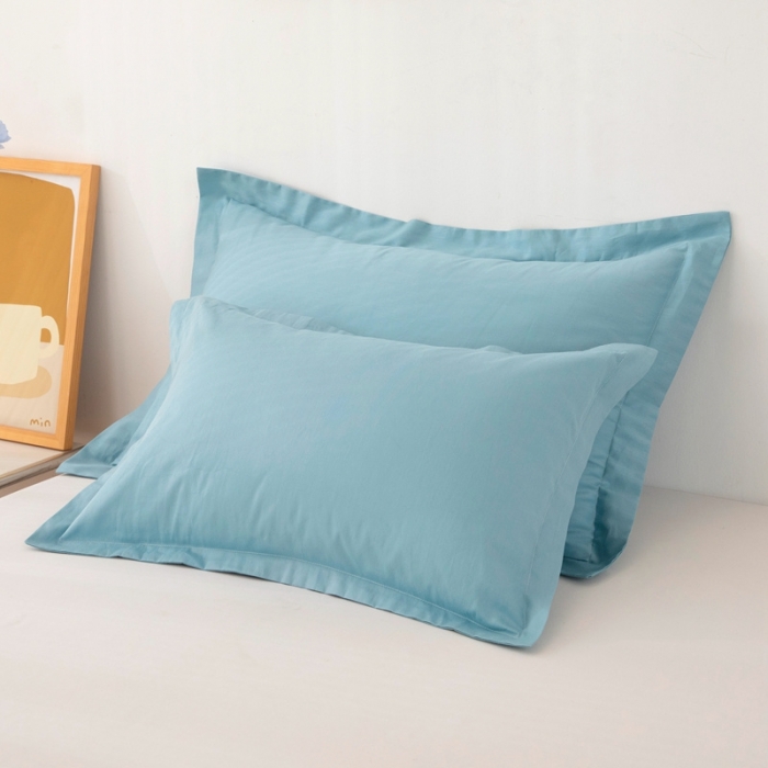 91家纺网 家纺一手货源 找家纺 凌云2025新款13372全棉枕套儿童学生成人枕头套 星空蓝