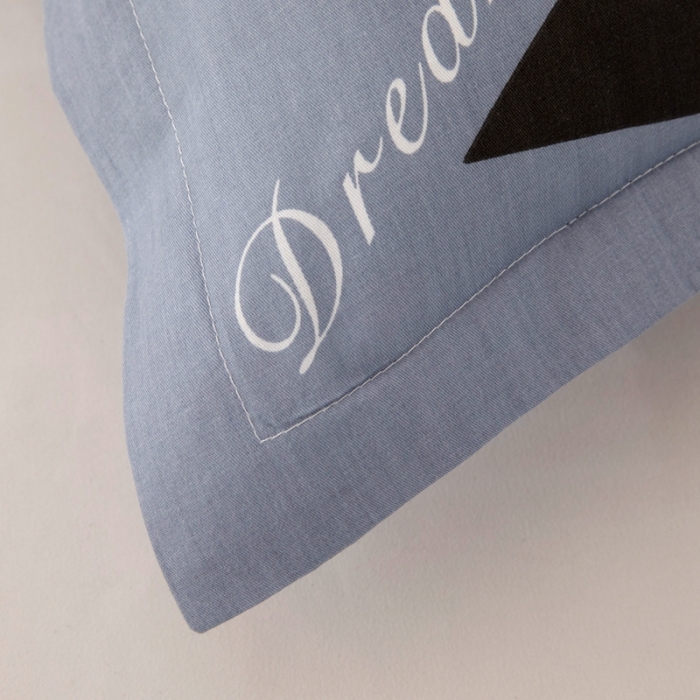 91家纺网 家纺一手货源 找家纺 凌云2025新款13372全棉枕套儿童学生成人枕头套 英伦时尚灰