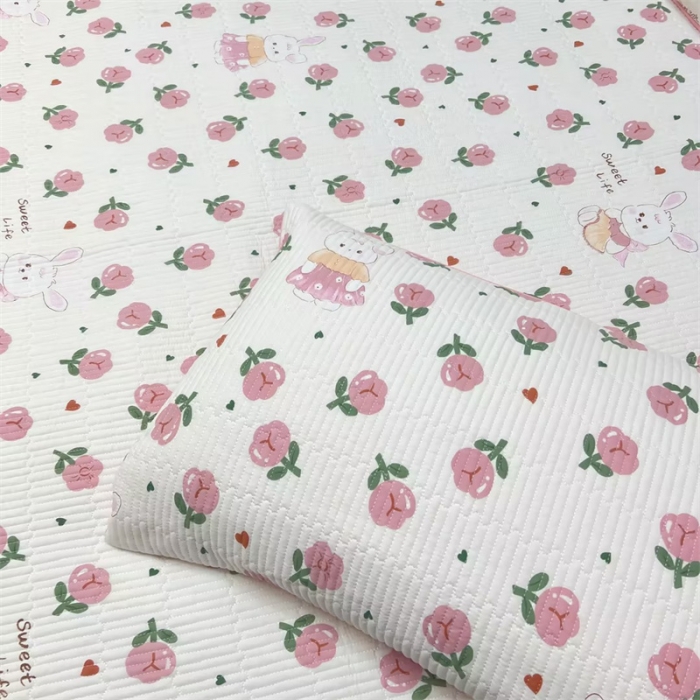 91家纺网 家纺一手货源 找家纺 总 赫梵茜2023高端家纺床盖三件套高温砂洗可铺可盖柔软舒适 曼塔玫瑰