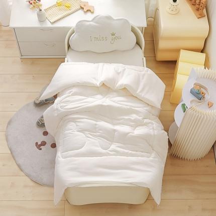 91家纺网 家纺一手货源 找家纺 芭伯妮2025水洗棉幼儿园宝宝被子120*150儿童被芯 大豆纤维被子三件套、四件套