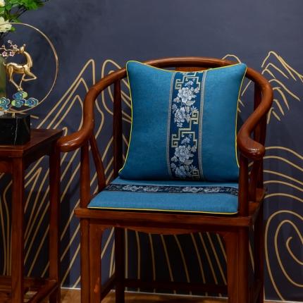 91家纺网 家纺一手货源 找家纺 （总）北辰 2023新款中式抱枕靠垫沙发靠背青花瓷抱枕