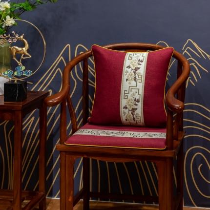 91家纺网 家纺一手货源 找家纺 （总）北辰 2023新款中式抱枕靠垫沙发靠背青花瓷抱枕