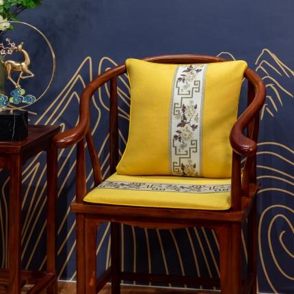 91家纺网 家纺一手货源 找家纺 （总）北辰 2023新款中式抱枕靠垫沙发靠背青花瓷抱枕