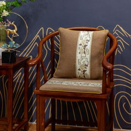 91家纺网 家纺一手货源 找家纺 （总）北辰 2023新款中式抱枕靠垫沙发靠背青花瓷抱枕