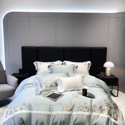 91家纺网 家纺一手货源 找家纺 （总）太古汇 2023新款兰精天丝玫瑰庄园系列四件套