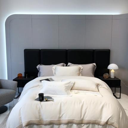 太古汇 23年兰精天丝蔚蓝系列四件套 蔚蓝-白