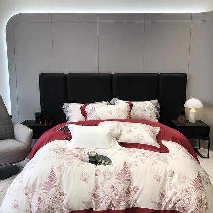 91家纺网 家纺一手货源 找家纺 （总）太古汇 23年兰精天丝印花“乔纳森”系列四件套