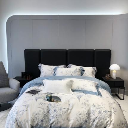 太古汇 23年兰精天丝印花“乔纳森”系列四件套 乔纳森-蓝色