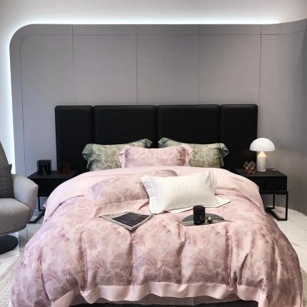 太古汇 23年天丝数码印花系列四件套 露西娅-粉