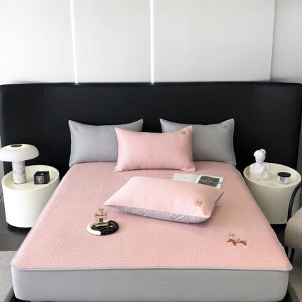 91家纺网 家纺一手货源 找家纺 （总）太古汇 2023新款凉感丝绣花凉席-H系列