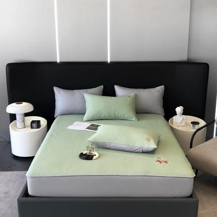 91家纺网 家纺一手货源 找家纺 （总）太古汇 2023新款凉感丝绣花凉席-H系列