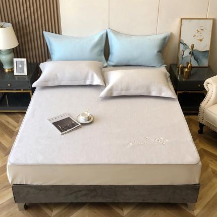 91家纺网 家纺一手货源 找家纺 （总）太古汇 2023新款凉感丝绣花凉席简系列