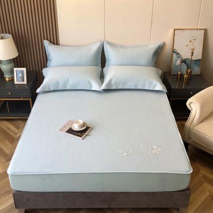 91家纺网 家纺一手货源 找家纺 （总）太古汇 2023新款凉感丝绣花凉席简系列