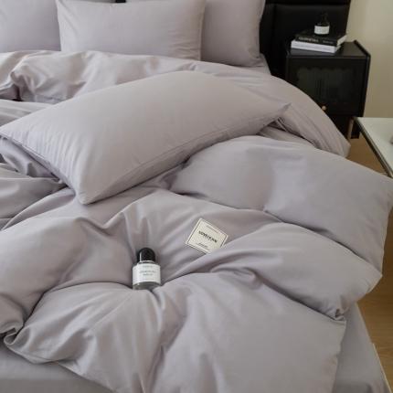 91家纺网 家纺一手货源 找家纺 （总）N先生 2025新款全棉60支纯色四件套贴标款