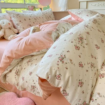 柠馨 2023新款13376可爱系列全棉印花四件套 春韵