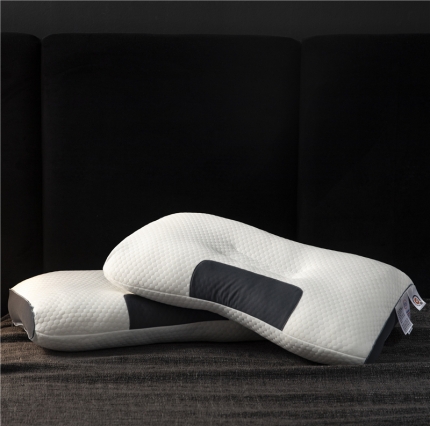 91家纺网 家纺一手货源 找家纺 新款3D分区针织护颈枕芯SPA助眠按摩枕头