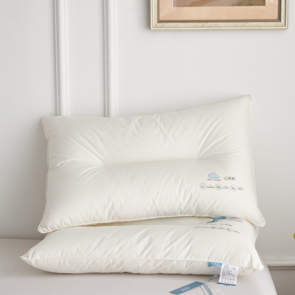 91家纺网 家纺一手货源 找家纺 （总）2023新款A类母婴级全棉抗菌防螨枕芯 三种高度云柔A类抗菌枕