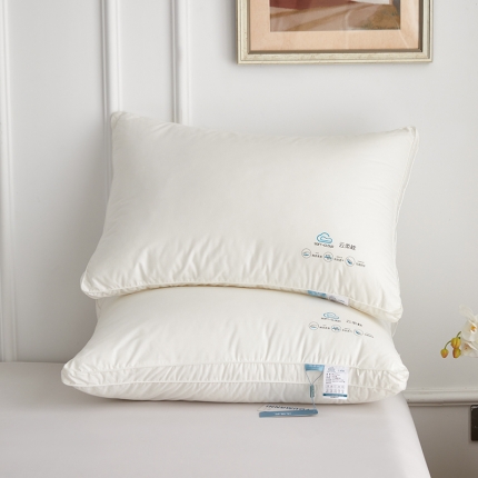 91家纺网 家纺一手货源 找家纺 （总）2023新款A类母婴级全棉抗菌防螨枕芯 三种高度云柔A类抗菌枕