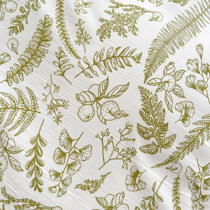 91家纺网 家纺一手货源 找家纺 直播爆款法式风双层纱棉麻水洗棉四件套 花季-绿