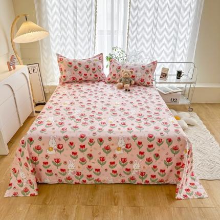 91家纺网 家纺一手货源 找家纺 （总）维娜斯 2023新款芦荟棉单床单