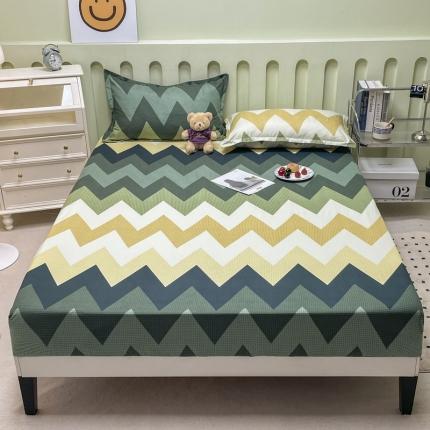 91家纺网 家纺一手货源 找家纺 维娜斯 2023新款亲肤棉床笠 小波浪